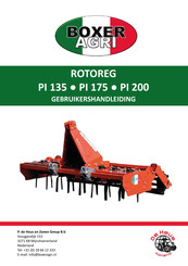 BOXER AGRI PI 135 Gebruikershandleiding