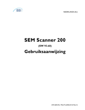 BBI SEM Scanner 200 Gebruiksaanwijzing