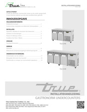 True TCR Series Installatiehandleiding