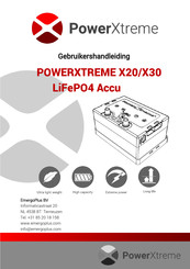 EmergoPlus PowerXtreme X30 Gebruikershandleiding