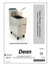 Welbilt Dean Super Runner SR52 Installatie- En Bedieningshandleiding