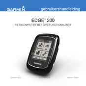 Garmin EDGE 200 Gebruikershandleiding