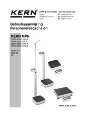 KERN MPN Series Gebruiksaanwijzing