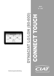 CIAT CONNECT TOUCH Bedieningshandleiding