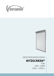 VERANO RITZSCREEN V599 L Montagehandleiding