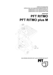 PFT RITMO Gebruiksaanwijzing