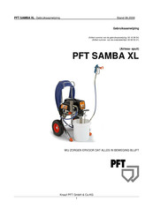 PFT SAMBA XL Gebruiksaanwijzing