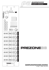 Audiophony PA PREZONE88 Gebruikershandleiding