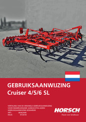 horsch Cruiser 5 SL Gebruiksaanwijzing