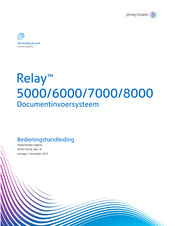 Pitney Bowes Relay 5000 Bedieningshandleiding