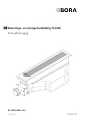 bora PL540E Bedienings- En Montagehandleiding