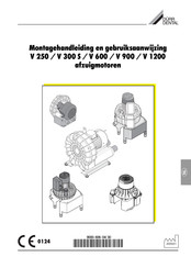 Durr Dental V 600 Montagehandleiding En Gebruiksaanwijzing