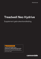 Cannondale Treadwell Neo Hydrive Supplement Gebruikershandleiding