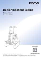 Brother 882-T52 Bedieningshandleiding