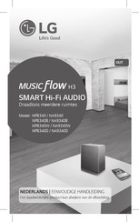 LG MUSIC flow H3 NA9340D Handleiding