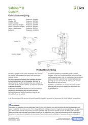 Hill-Rom Liko Sabina II Gebruiksaanwijzing