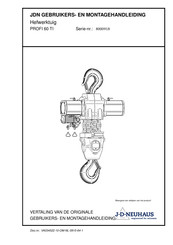 J.D.Neuhaus PROFI 60 TI Gebruikers- En Montagehandleiding