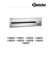 Bartscher 110273 Gebruiksaanwijzing