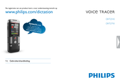 Philips Voice Tracer DVT2510 Gebruikershandleiding