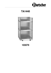 Bartscher 103079 Gebruiksaanwijzing