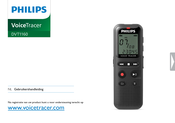 Philips VoiceTracer DVT1160 Gebruikershandleiding