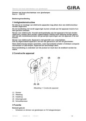 Gira 0300 00 Bedieningshandleiding