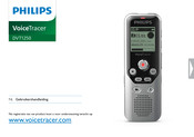 Philips VoiceTracer DVT1250 Gebruikershandleiding