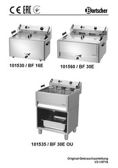 Bartscher BF 30E OU Gebruikershandleiding