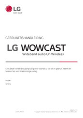 LG WTP3 Gebruikershandleiding