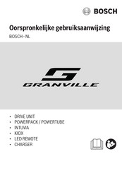 Bosch GRANVILLE BDU3360 Gebruiksaanwijzing