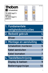 Theben TR 608 top2 S Korte Handleiding