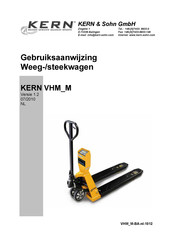 KERN VHM M Series Gebruiksaanwijzing