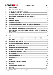Powerplus POWEB3510 Handleiding