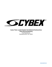 CYBEX Plate Loaded Seated Calf Gebruikershandleiding