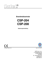 Satel CSP-204 Bedieningshandleiding