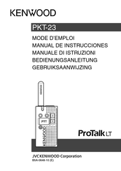 Kenwood ProTalk LT PKT-23 Gebruiksaanwijzing