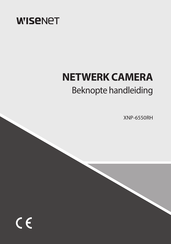 Wisenet XNP-6550RH Beknopte Handleiding