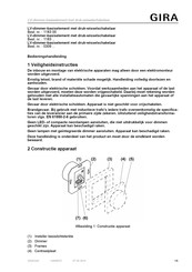 Gira 1183 Series Bedieningshandleiding
