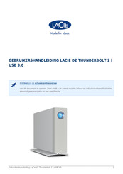 LaCie D2 THUNDERBOLT 2 Gebruikershandleiding