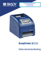 Brady S3000 Gebruikershandleiding