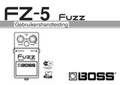 Boss FZ-5 FUZZ Gebruikershandleiding