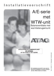 Atag E325EC HP Installatievoorschrift