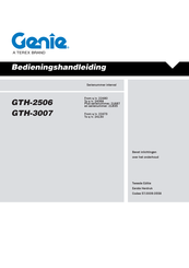 Terex Genie GTH-3007 Bedieningshandleiding