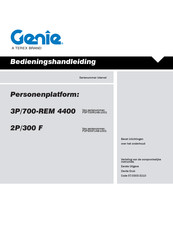 Terex Genie 3P/700-REM 4400 Bedieningshandleiding