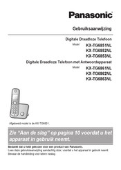 Panasonic KX-TG6861NL Gebruiksaanwijzing