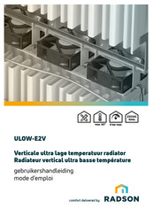 RADSON ULOW-E2V Gebruikershandleiding