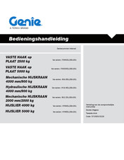 Terex Genie HIJSLIER 5000 kg Bedieningshandleiding