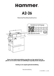 Hammer A2-26 Bedieningshandleiding