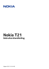 Nokia T21 Gebruikershandleiding