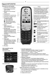 Gigaset A475A Handleiding